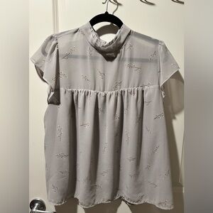 A New Day Sheer Blouse